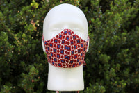 Red & Blue Stars Face Mask