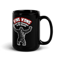 King Kong - 8th Wonder of the World Black Glossy Mug