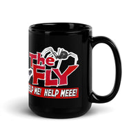 The Fly - Help Me! Black Glossy Mug